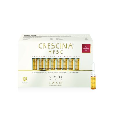CRESCINA plaukų ataugimą skatinančios ampulės vyrams TRANSDERMIC RE-GROWTH HFSC 500, N20, 3.5 ml