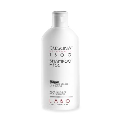 CRESCINA plaukų atauginimui ir slinkimą stabdantis šampūnas moterims HFSC 1300, 200 ml