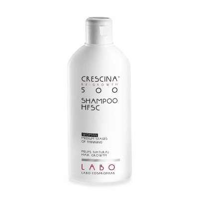 CRESCINA plaukų atauginimui ir slinkimą stabdantis šampūnas moterims HFSC 500, 200 ml