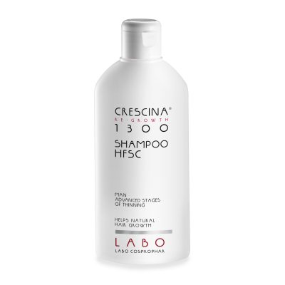 CRESCINA plaukų atauginimui ir slinkimą stabdantis šampūnas vyrams HFSC 1300, 200 ml