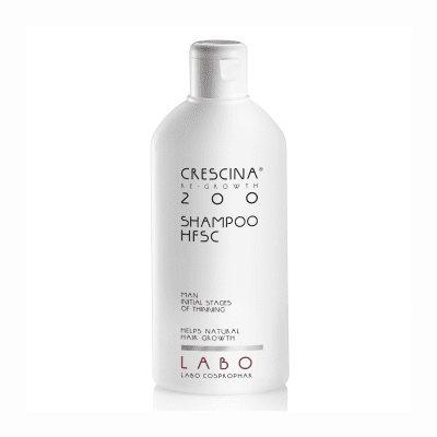 CRESCINA plaukų atauginimui ir slinkimą stabdantis šampūnas vyrams HFSC 200, 200 ml