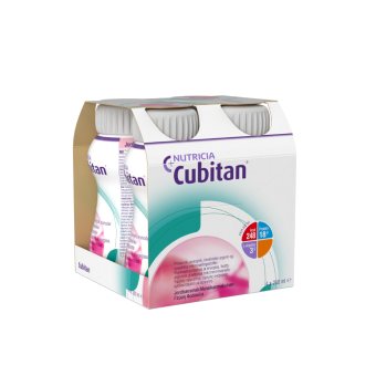 Cubitan, braškių skonio, 4 vnt., 4 x 200 ml