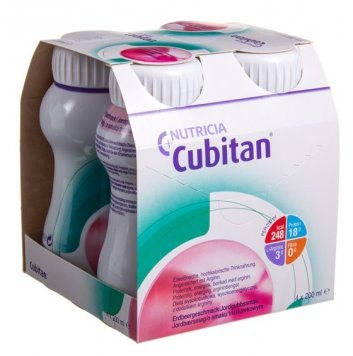 CUBITAN braškių skonio skystis N4, 200 ml