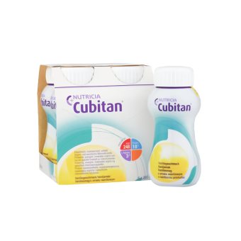 Cubitan, vanilės skonio, 4 vnt., 4 x 200 ml