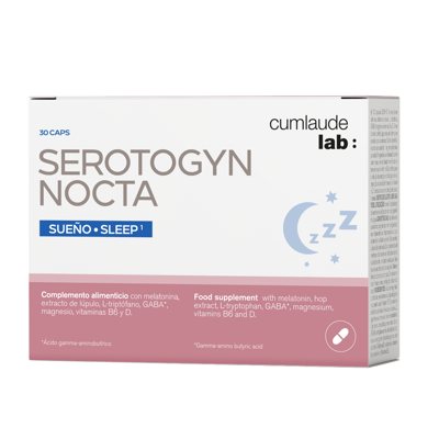 CUMLAUDE LAB SEROTOGYN NOCTA, su melatoninu, 30 kapsulių