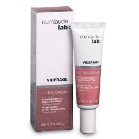 CUMLAUDE LAB VIDERAGE intymios srities drėkinamasis gelinis kremas, 30 ml
