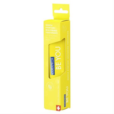 CURAPROX BE YOU, natūraliai balinanti kasdienė dantų pasta, greipfrutų, bergamočių ir mėtų skonio, 60 ml