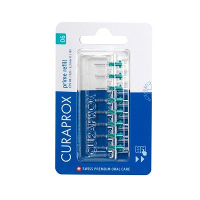 CURAPROX CPS 06, tarpdančių šepetėlių papildymas, 8 vnt