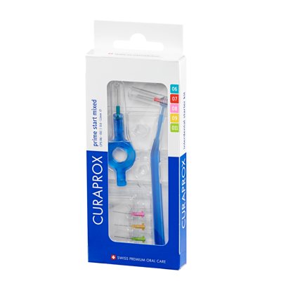 CURAPROX CPS PRIME STAR MIX, tarpdančių šepetėlių, rinkinys, 5 vnt