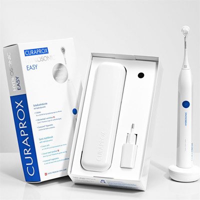 CURAPROX HYDROSONIC EASY, ultragarsinis elektrinis dantų šepetėlis