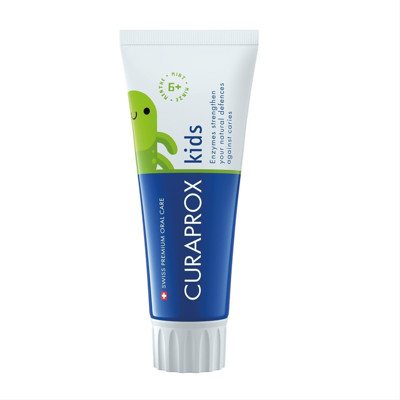 CURAPROX KIDS, dantų pasta vaikams, nuo ., mėtų skonio, 60ml, 6 m