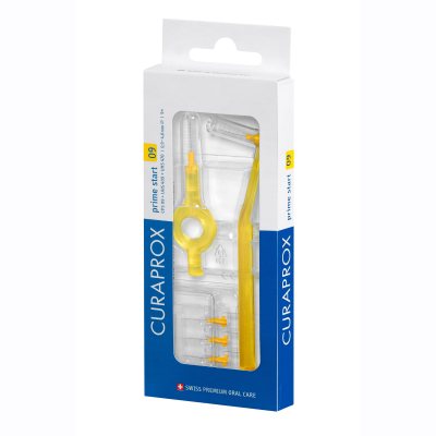 CURAPROX tarpdančių šepetėliai PRIME CPS 09 su mini koteliu N5, 0.9 mm