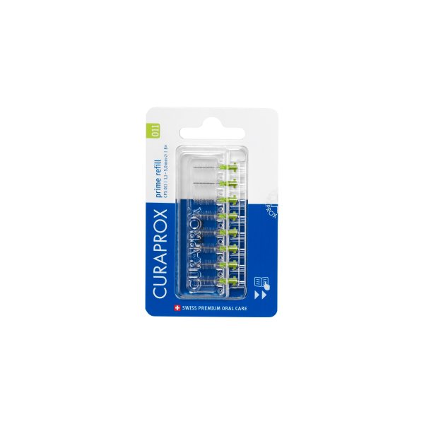CURAPROX tarpdančių šepetėlio papildymas PRIME CPS011, 8 vnt