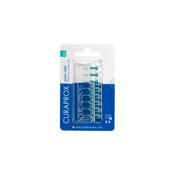 CURAPROX tarpdančių šepetėlio papildymas PRIME CPS06, 8 vnt