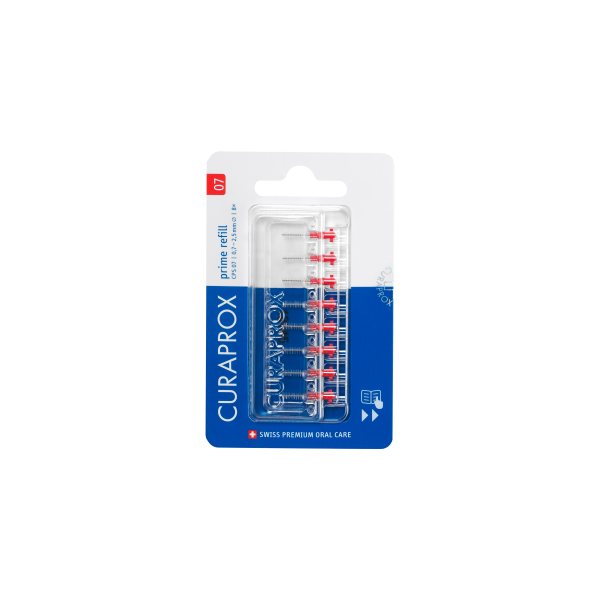 CURAPROX tarpdančių šepetėlio papildymas PRIME CPS07, 8 vnt