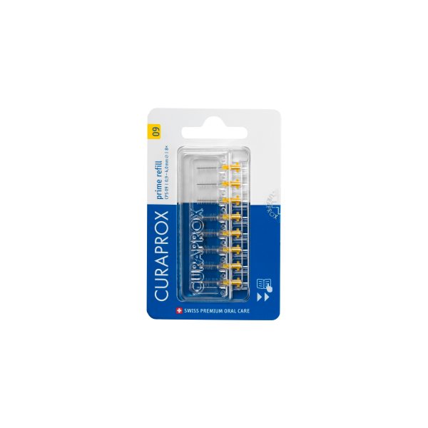 CURAPROX tarpdančių šepetėlio papildymas PRIME CPS09, 8 vnt