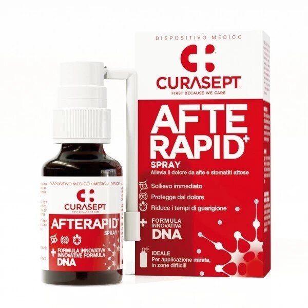 CURASEPT AFTERAPID+ burnos ertmės purškiklis, 15 ml