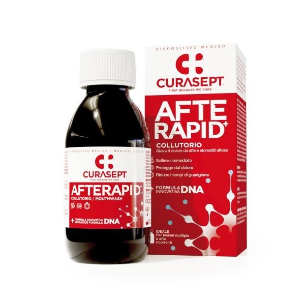CURASEPT burnos skalavimo skystis AFTERAPID DNA, 125 ml