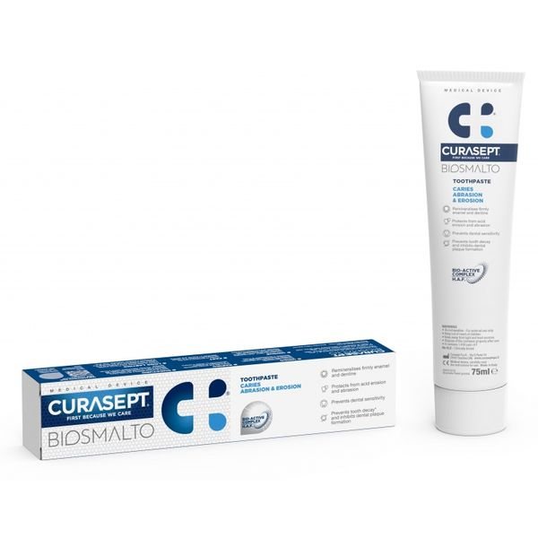 CURASEPT dantų pasta BIOSMALTO, 75 ml
