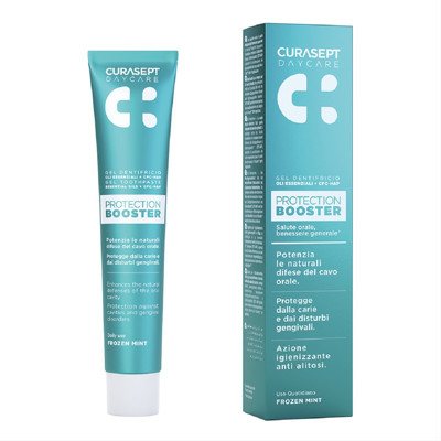 CURASEPT DAYCARE BOOSTER FROZEN MINT, dantų pasta, 75 ml