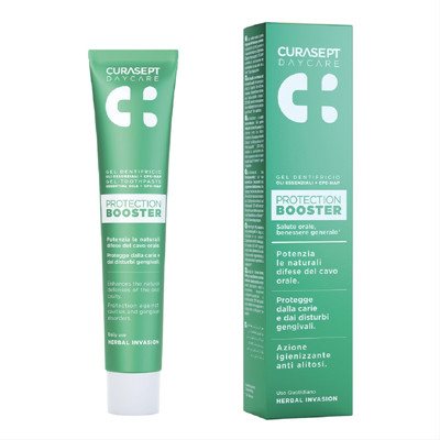 CURASEPT DAYCARE BOOSTER HERBAL INVASION, dantų pasta, 75 ml