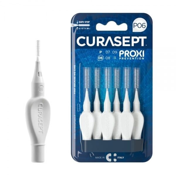 CURASEPT tarpdančių šepetėliai PROXI, P06, 6 vnt