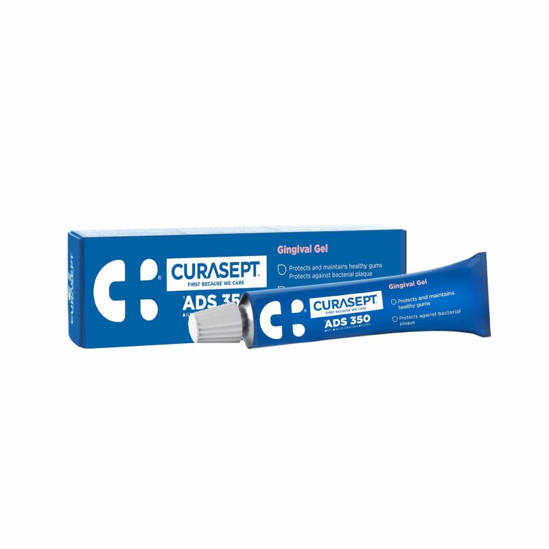 CURASEPTS ADS® Gelis dantenoms su 0,5% Chlorheksidino