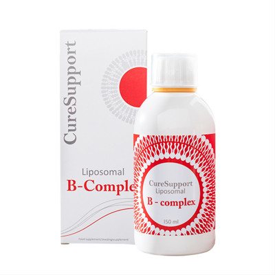 CURESUPPORT, liposominis vitamino B kompleksas, 150 ml