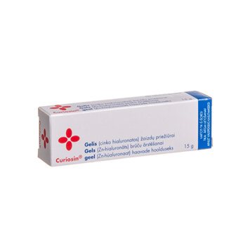 CURIOSIN 0,1% gelis, 15 g