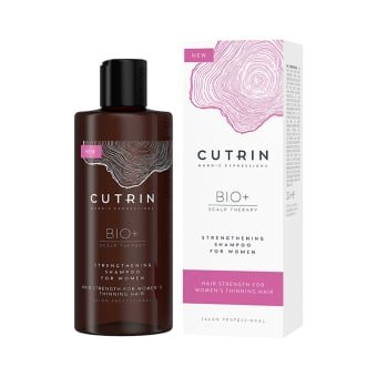 CUTRIN stiprinamasis šampūnas moterims nuo plaukų slinkimo BIO+, 250 ml