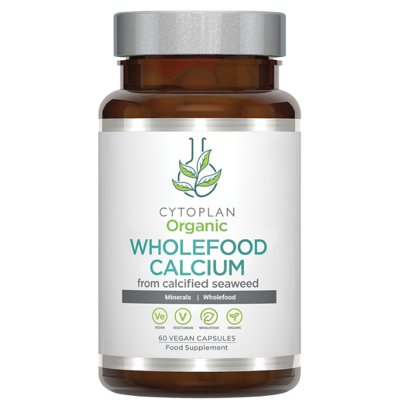 CYTOPLAN, WHOLEFOOD CALCIUM. Kalcis iš jūros dumblių, 60 kapsulių