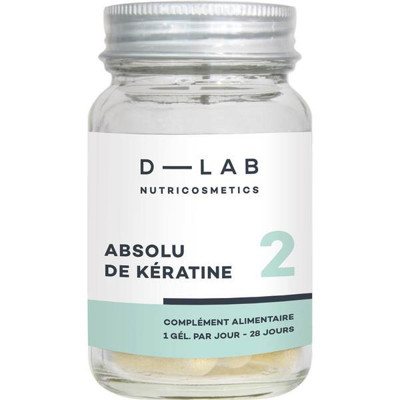 D-LAB kapsulės gryno keratino nagams ir plaukams 28 tabletės
