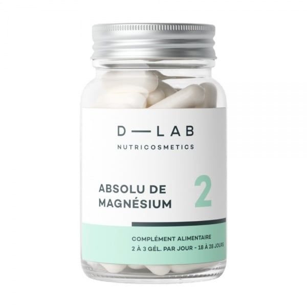D-LAB maisto papildas NUTRICOSMETICS ABSOLU DE MAGNESIUM, 56 kaps.