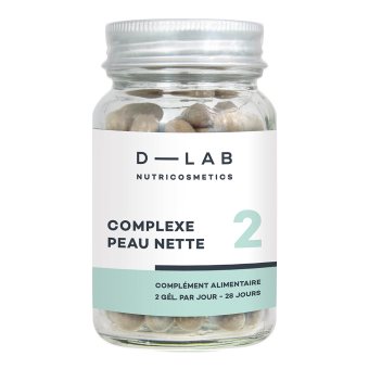 D-LAB Nutricosmetics „Complexe Peau Nette“ (Maisto papildai odai), 56 Kapsulės