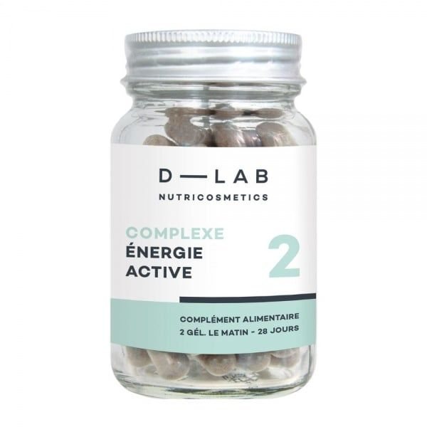 D-LAB NUTRICOSMETICS maisto papildas COMPLEXE ENERGIE ACTIVE, 56 kaps.