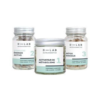 D-LAB Nutricosmetics „PROGRAMME BRÛLE-GRAISSES“ (Maisto papildai riebalų deginimui), 168 Kapsulės