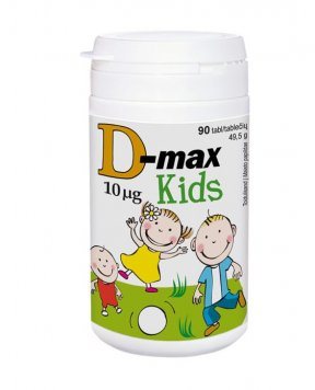 D-MAX (Vitaminas D) Kids 10 µg tabletės N90