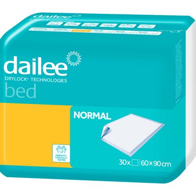 DAILEE BED NORMAL, paklotai, 30vnt., 60 x 90 cm