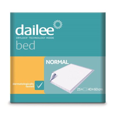 DAILEE BED paklotai NORMAL, 25 vnt., 40 x 60 cm