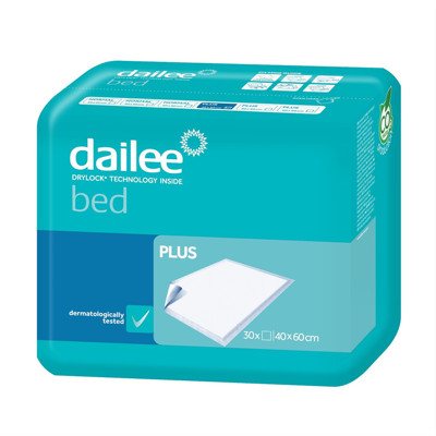 DAILEE BED PLUS, paklotai, 30vnt., 40 x 60 cm