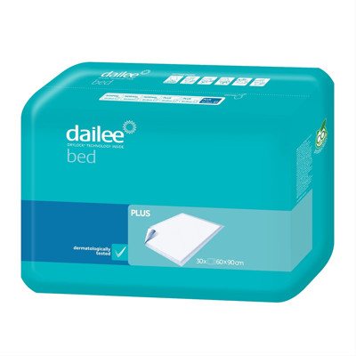 DAILEE BED PLUS, paklotai, 30vnt., 60 x 90 cm