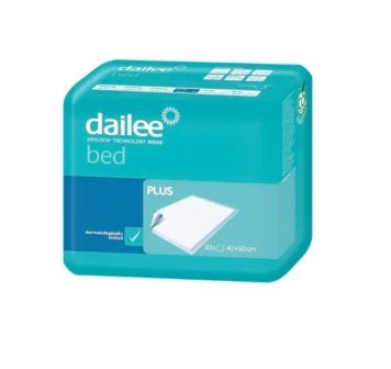 DAILEE bed Plus x 60 cm vienkartinės paklodės N30, 40 cm