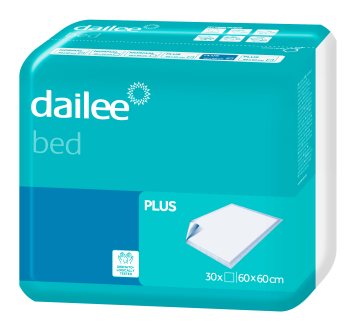 DAILEE bed Plus x 60 cm vienkartiniai paklotai N30, 60 cm
