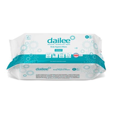 DAILEE, Body Wipe, 65 vnt
