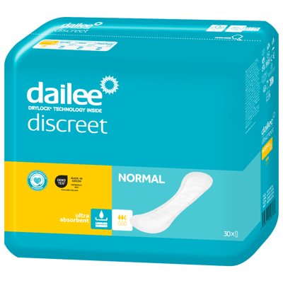 DAILEE DISCREET NORMAL, įklotai, 30 vnt