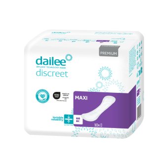 DAILEE DISCREET PREMIUM MAXI, įklotai, 10 vnt