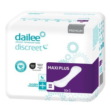 DAILEE Discreet Premium Maxi Plus įklotai šlapimo nelaikantiems N10