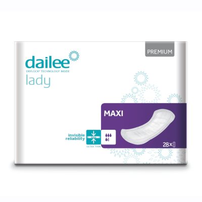 DAILEE LADY PREMIUM įklotai SLIM MAXI N28