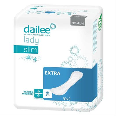 DAILEE LADY PREMIUM SLIM EXTRA, paketai, 30 vnt