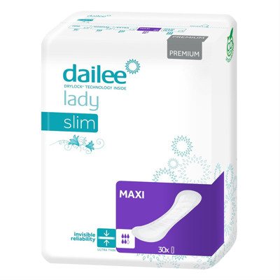DAILEE LADY PREMIUM SLIM MAXI, paketai, 30 vnt